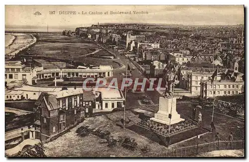 Ansichtskarte AK Dieppe Le Casino et Boulevard Verdun