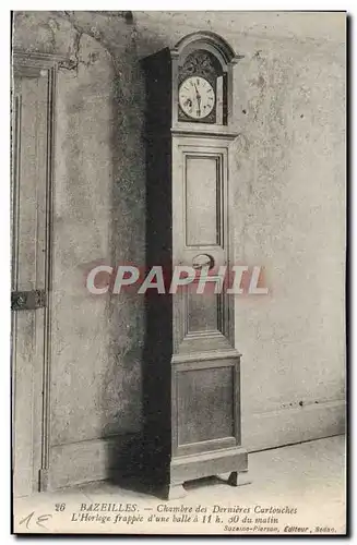 Cartes postales Bazeilles Chambre des Dernieres Cartouches L&#39horloge frappee d&#39une balle
