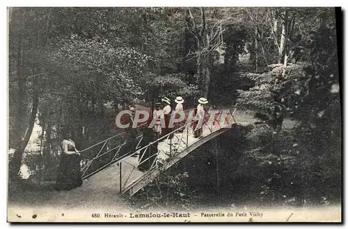 Cartes postales Lamalou le Haut Passerelle du Petit Vichy