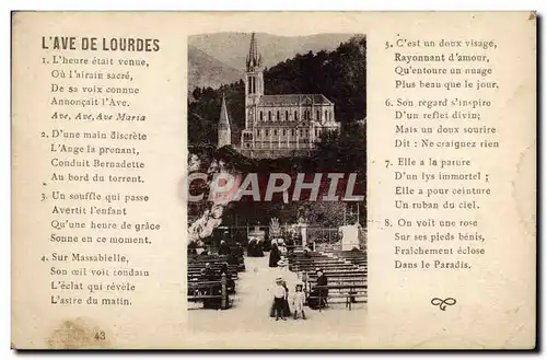 Cartes postales L&#39Ave De Lourdes