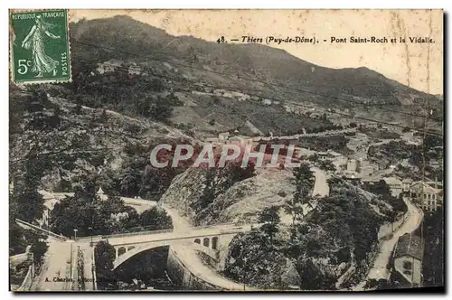 Cartes postales Thiers Pont Saint Roch et la Vidalie