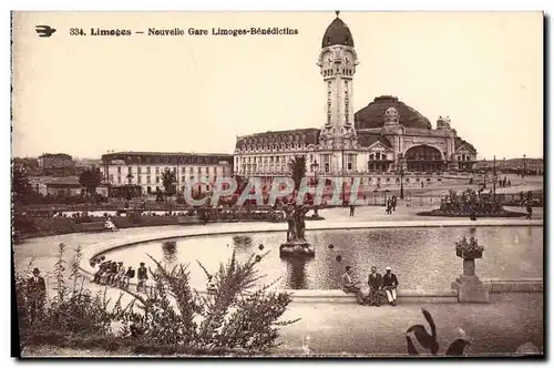 Cartes postales Limoges Nouvelle Gare Limoges Benedictins