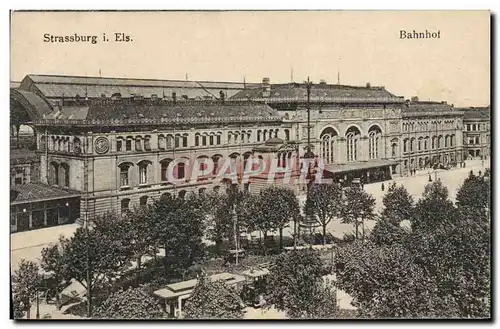 Cartes postales Strassburg Bahnhof