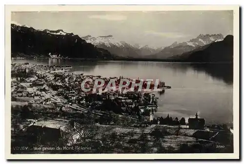 Cartes postales moderne Vevey Vue Prise du Mont Pelerin