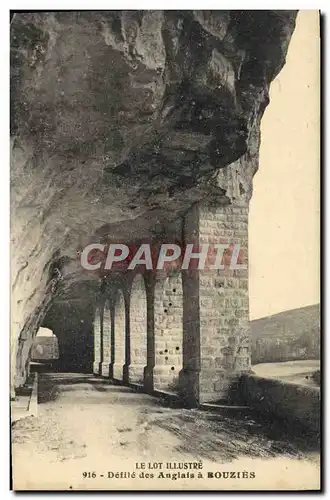 Cartes postales Defile des Anglais a Bouzies