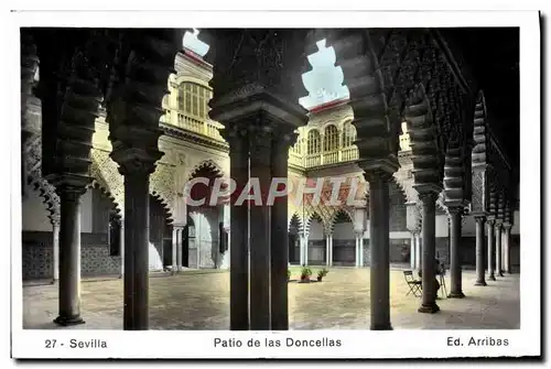 Cartes postales Sevilla Patio de las Doncellas