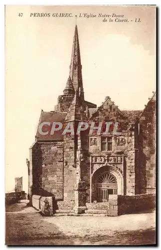 Cartes postales Perros Guirec L&#39Eglise Notre Dame de la Clarte