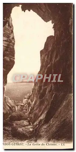 Cartes postales Perros Guirec La Grotte du Chateau