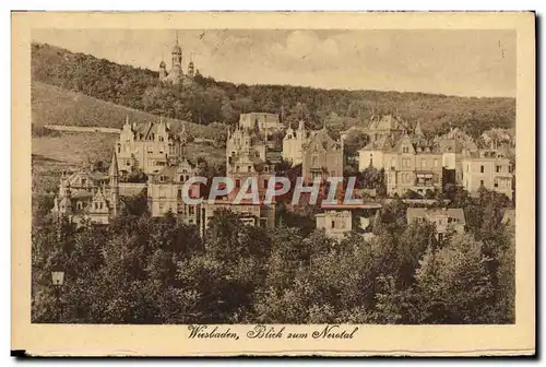 Cartes postales Wiesbaden Blick zum Nerotal