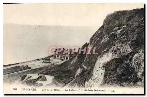 Cartes postales Le Havre Cap de la Heve la Falaise et l&#39Hotellerie Normande