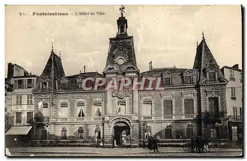 Cartes postales Fontainebleau L&#39Hotel de Ville