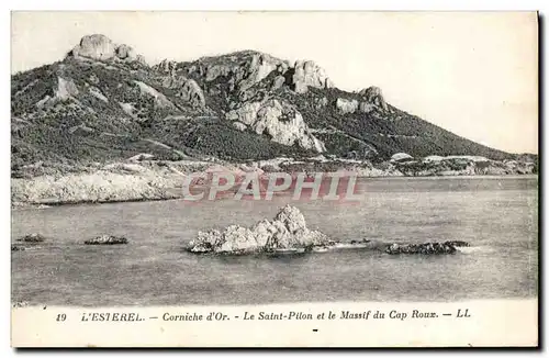Cartes postales L'Esterel Corniche d'Or Le Saint Pilon et le Massif du Cap Roux