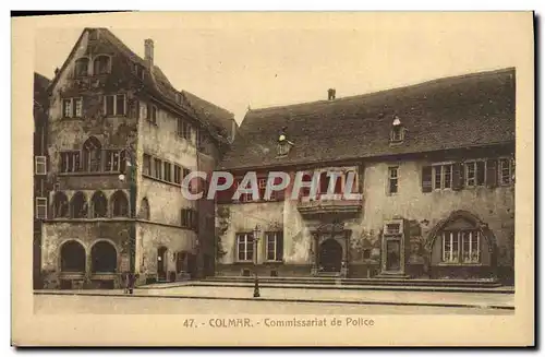 Cartes postales Colmar Commissarlat de Police