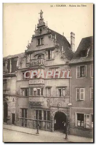 Cartes postales Colmar Maison des Tetes