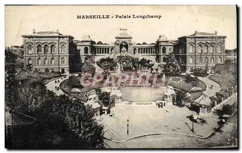 Cartes postales Merseille Palais Longchamp