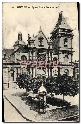 Ansichtskarte AK Dieppe Eglise Saint Remi