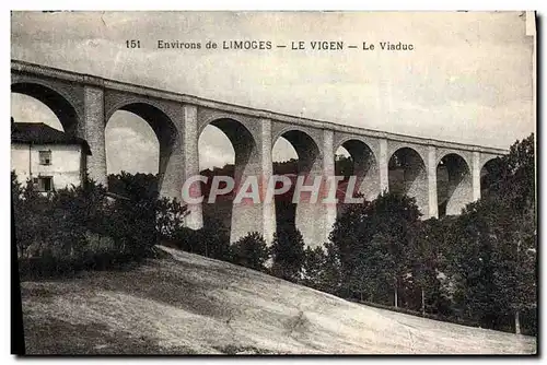 Cartes postales Environs de Limoges Le Vigen Le Viaduc