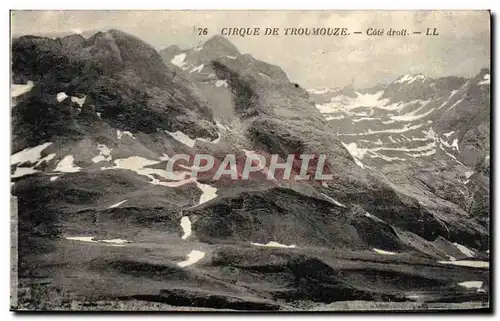 Cartes postales Cirque De Troumouze Cote Droit