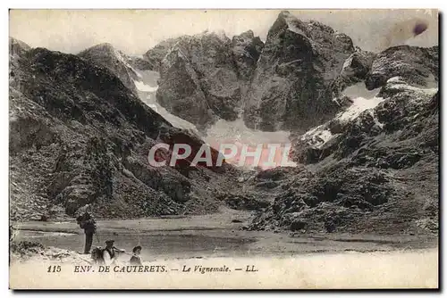 Ansichtskarte AK Environs De Cauterets Le Vignemale