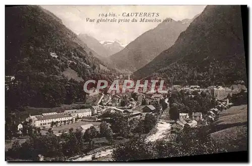 Ansichtskarte AK Environs De Cauterets Vue Generale Prise du Mamelon