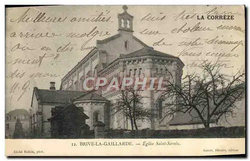 Cartes postales Brive La Gaillarde Eglise Saint Sernin