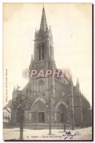 Ansichtskarte AK Amiens Eglise Saint Martin