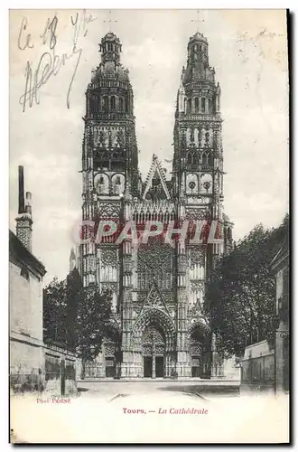 Cartes postales Tours La Cathedrale