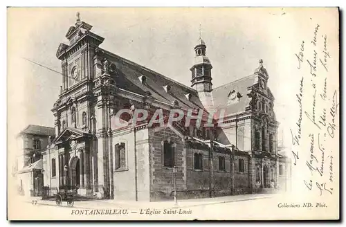 Cartes postales Fontainebleau L&#39Eglise Saint Louis