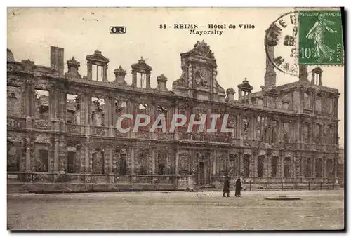 Ansichtskarte AK Reims Hotel de Ville Mayoralty