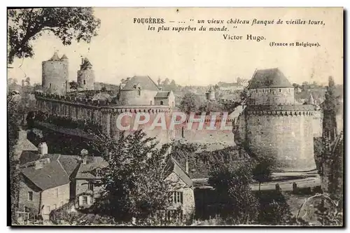 Cartes postales Fougeres Le Chateau