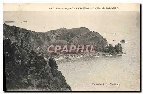 Ansichtskarte AK Environs de Cherbourg Le Nez de Jobourg