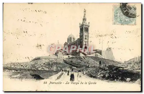 Ansichtskarte AK Marseille La Vierge de la Garde