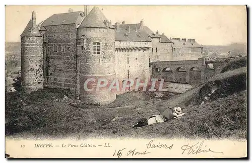 Cartes postales Dieppe Le Vieux Chateau