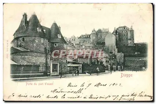 Cartes postales Dieppe Porte du Port d&#39Ouest
