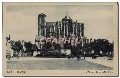 Cartes postales Le Mans L&#39abside de la cathedrale