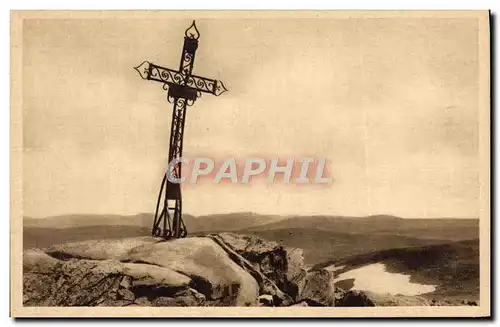 Cartes postales L&#39Auvergne Pierre Sur Haute Croix du sommet