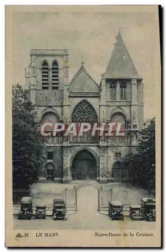 Cartes postales Le Mans Notre Dame de la Couture Automobile