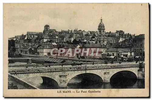 Cartes postales Le Mans Le Pont Gambetta