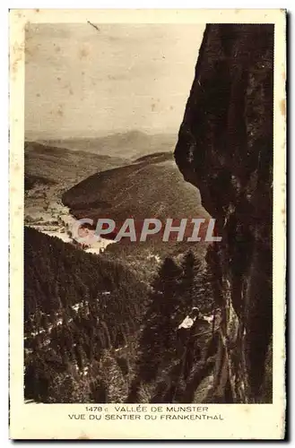 Cartes postales Vallee de Munster Vue du sentier de Frankhental