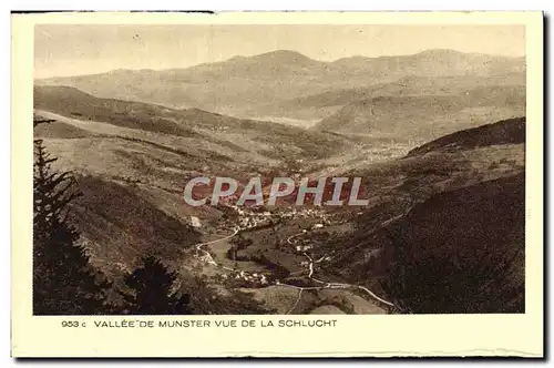 Ansichtskarte AK Vallee de Munster vue de la Schlucht