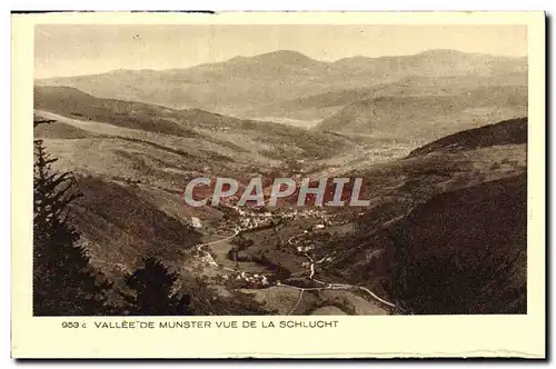 Cartes postales Vallee de Munster vue de la Schlucht