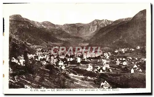 Cartes postales Le Mont Dore Vue Generale et Vallee du Sancy