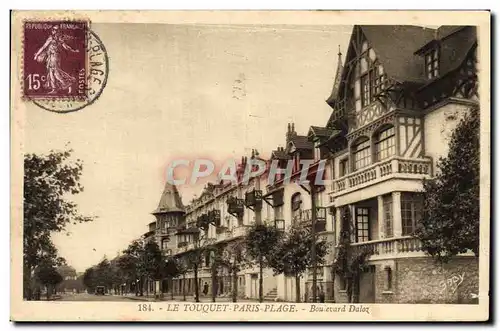 Cartes postales Le Touquet Paris Plage Bouievard Daloz