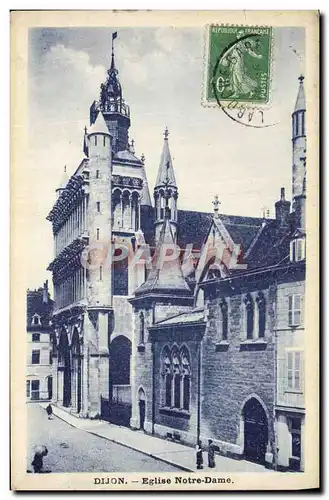 Cartes postales Dijon Eglise Notre Dame