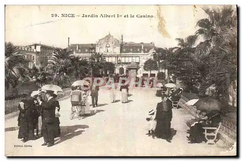 Cartes postales Nice Jardin Albert 1er et le Casino