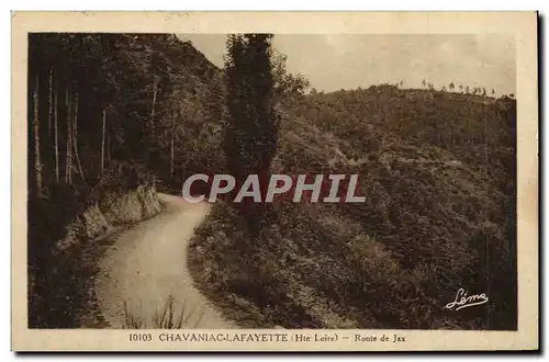 Cartes postales Chavaniac Lafayette Route de Jax