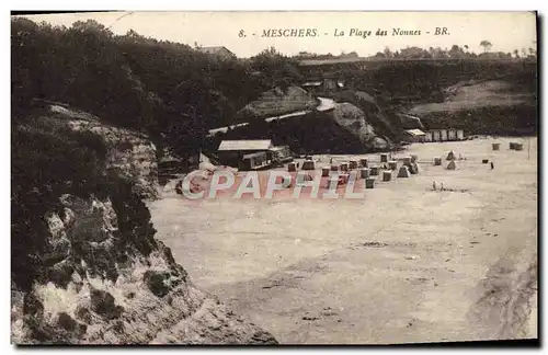 Ansichtskarte AK Meschers La Plage des Nonnes