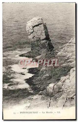 Ansichtskarte AK Pointe Du Raz Le Menhir