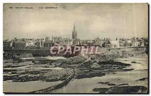 Cartes postales Saint Malo Vue generale