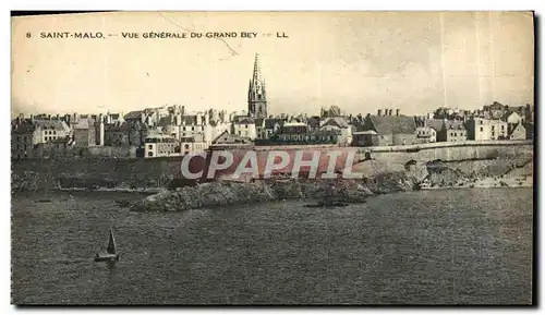 Cartes postales Saint Malo Vue generale du grand Bey